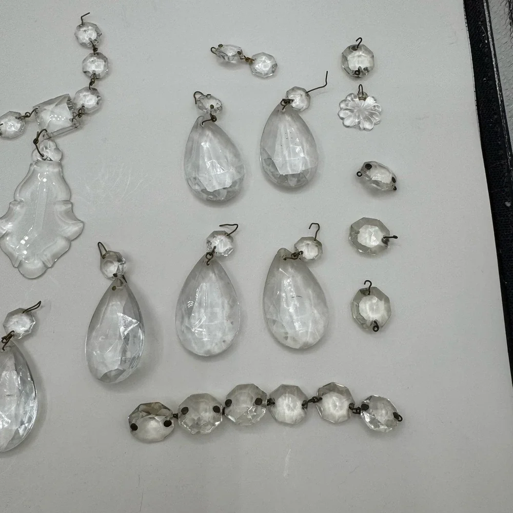 LOT OF 19 Vintage Glass FRENCH PENDALOGUE 2